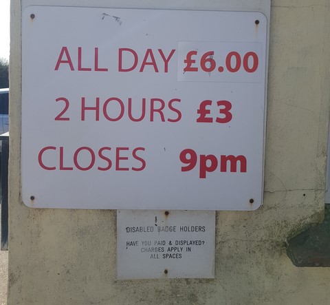 Charmouth Sea Front Car Park 2024 prices